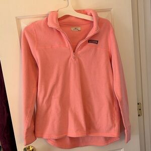 Vineyard Vines Pink Quarter-Zip Sweatshirt size medium